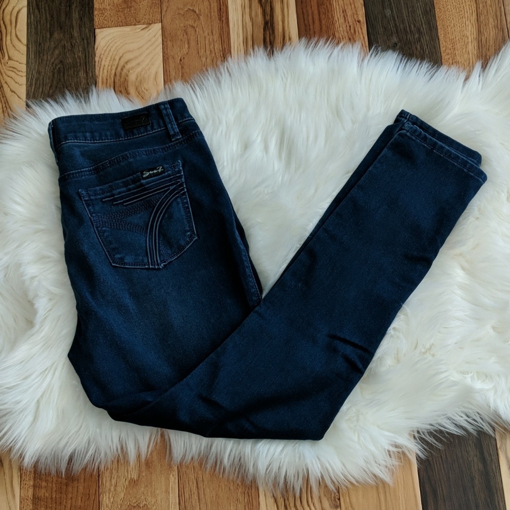 Seven7 Skin-Fit High Rise Skinny Jean